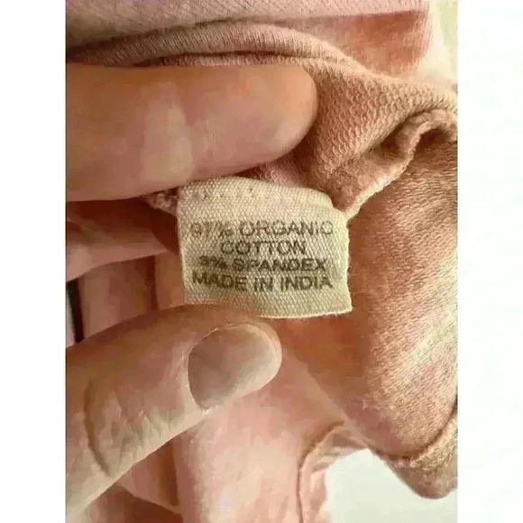 Synergy Pink Organic Clothing French Terry Matinee Dress Medium GOTS Certified - Picture 6 of 6